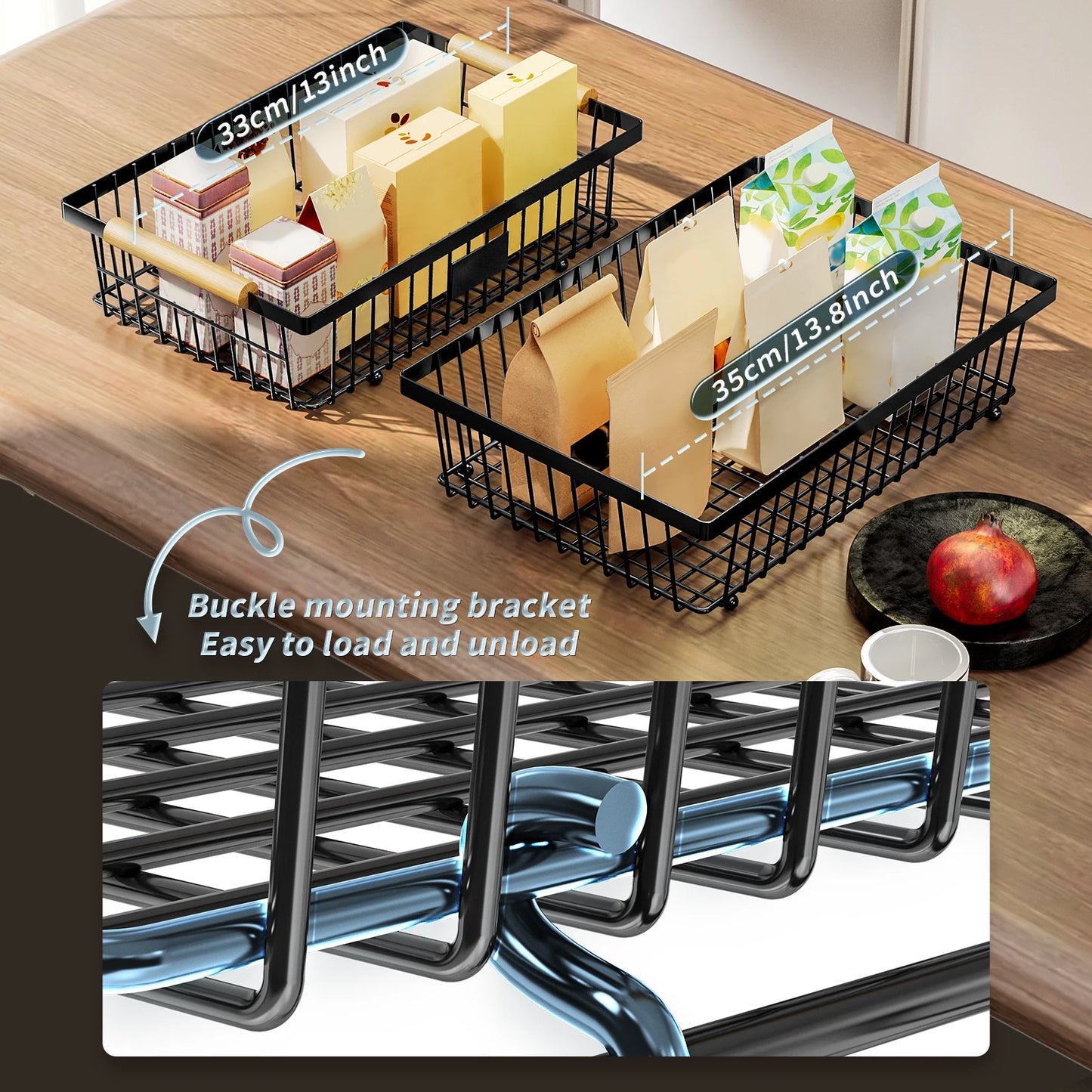 Étagère de cuisine rustique