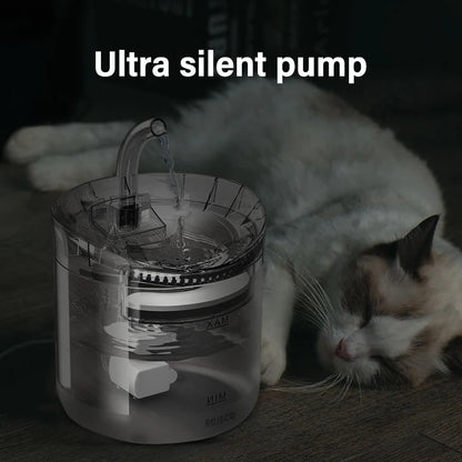 Cats Drinking Fountain Lucy